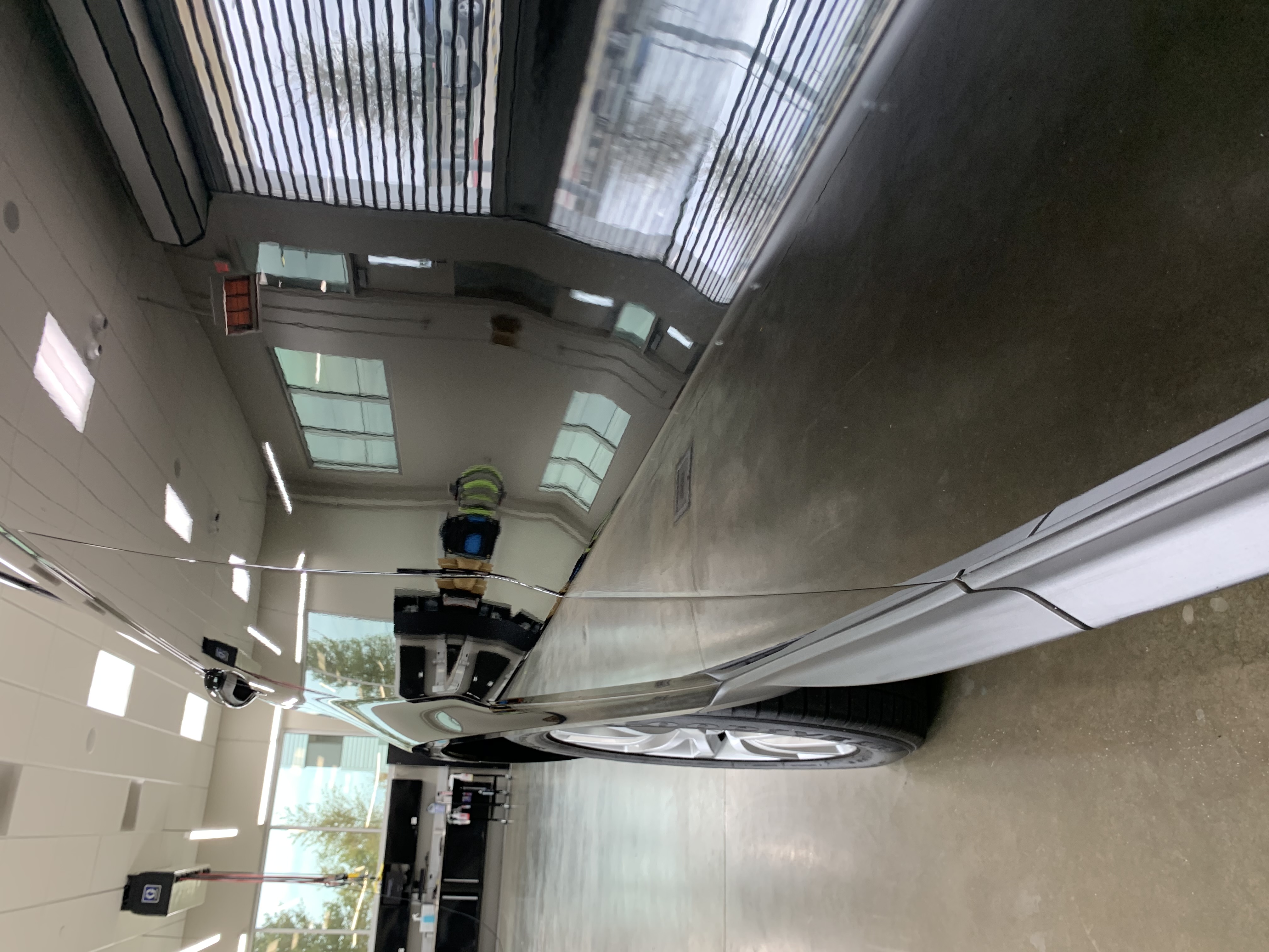 After PDR — Range Rover door dent restored